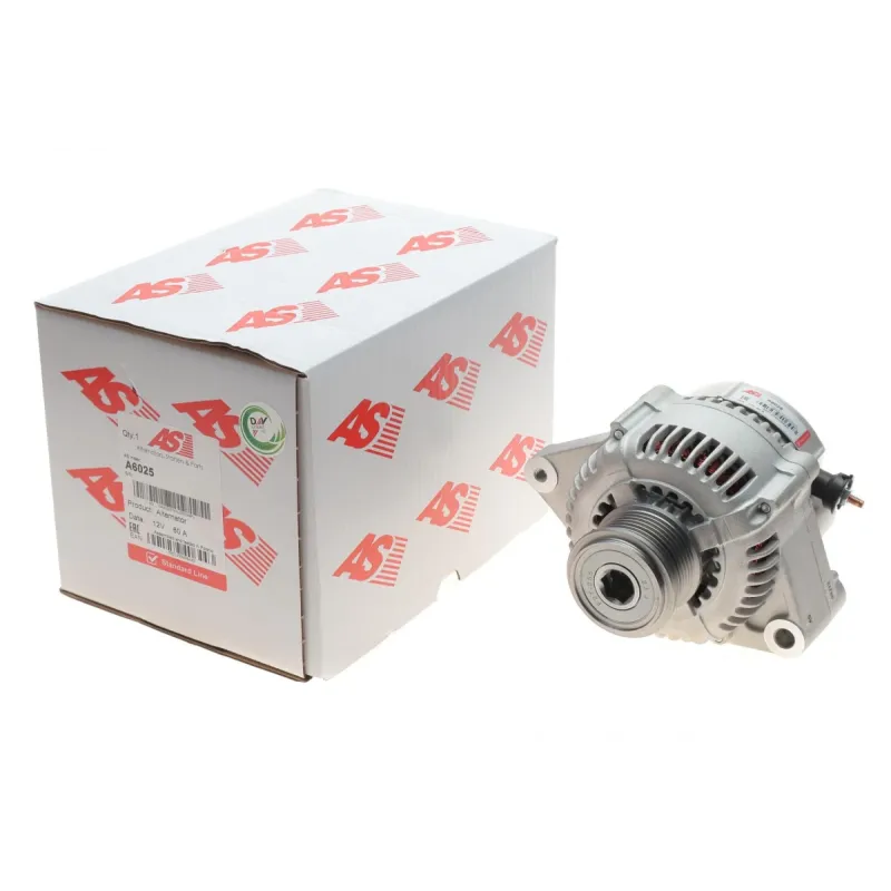 Генератор AS A6025 для Toyota Land Cruiser 90/Prado 3.0 D-4D 2000-2010 (12V/80A)