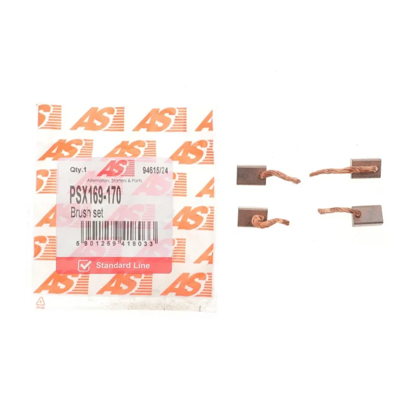 Щітки стартера AS PSX169-170 для Citroen Nemo, Peugeot Bipper 1.3 HDi 2010-