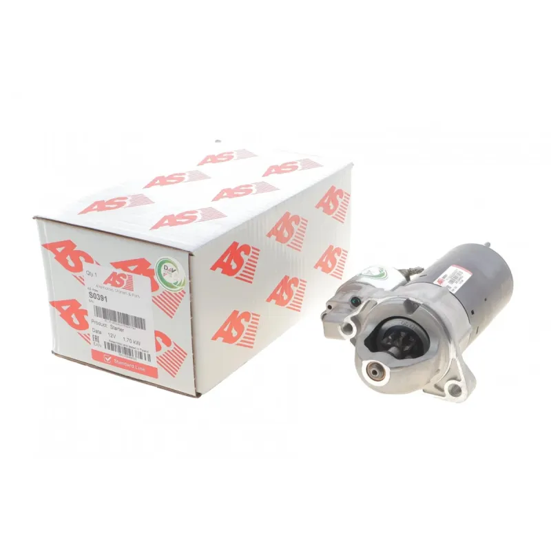 Стартер AS S0391 для BMW 5 (E60) 545i 2003-2010, 12V/1.7kW (z=9)