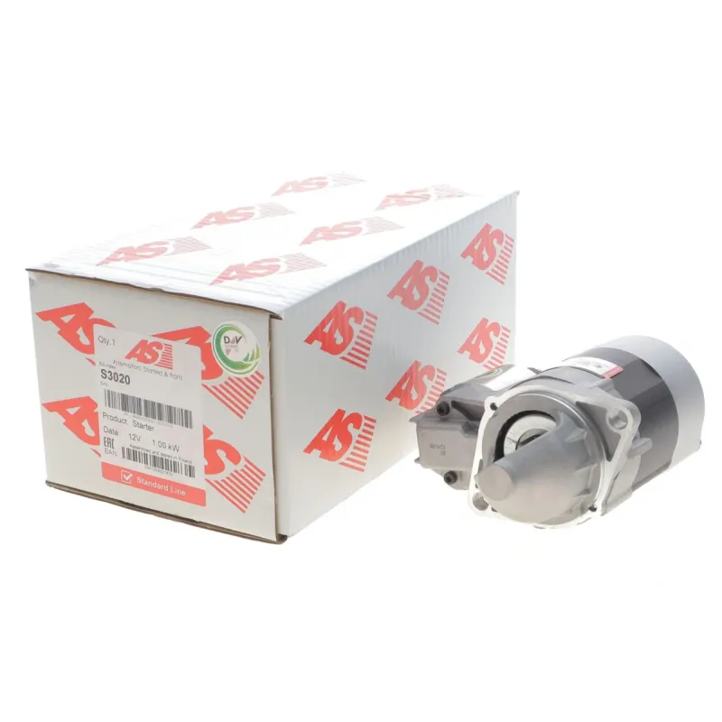 Стартер AS S3020 для Mercedes-Benz A-Class (W168/W169) 1997-2012, 12V/1.0kW