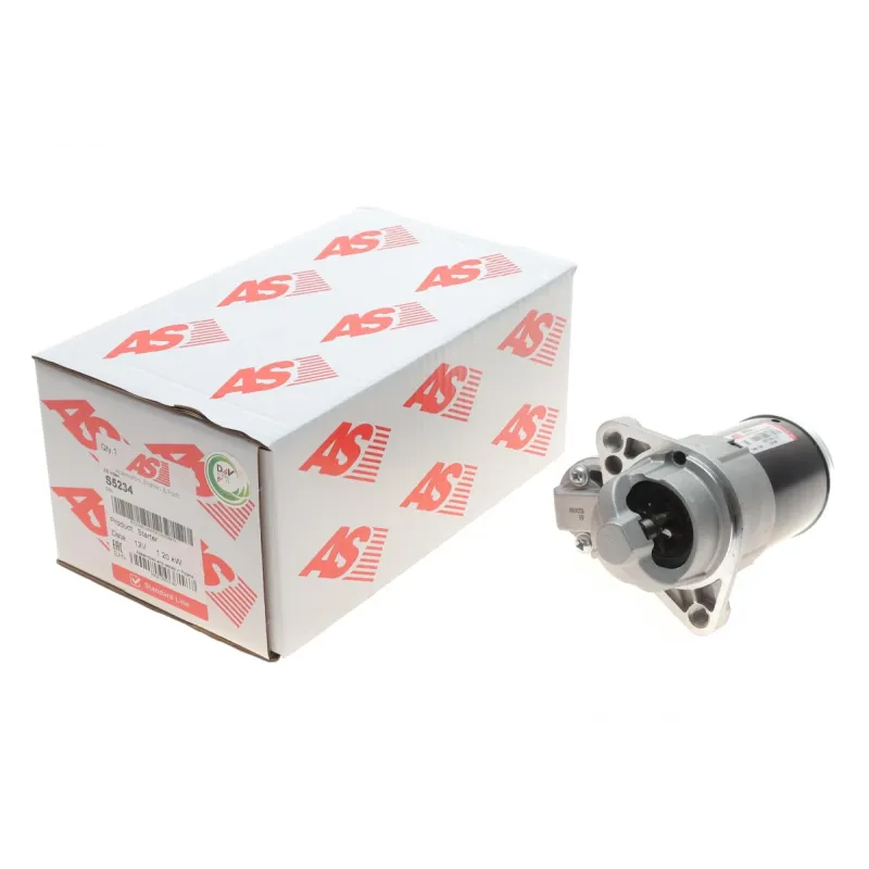 Стартер AS S5234 12V 1.2KW (z=8) для Subaru Justy III, Suzuki Swift III, Fiat Sedici
