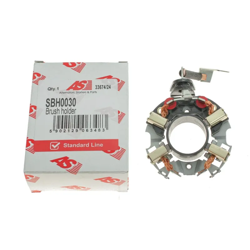 Щіткотримач стартера AS SBH0030 для Renault Laguna, Megane, Scenic 1996-2007, зовнішній діаметр 68.3 мм
