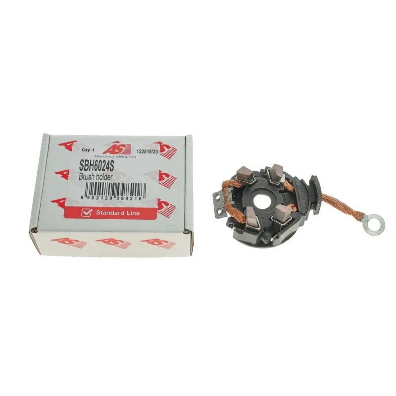 Щіткотримач стартера AS SBH6024S для Toyota Land Cruiser 2002-2009, зовнішній діаметр 58.4 мм