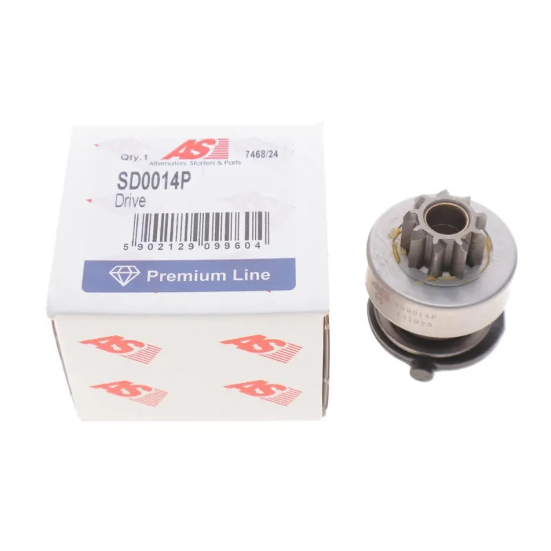 Бендикс стартера AS SD0014P для BMW 3 (E30/E36), 5 (E28/E34) M20/M50 1983-1995, z=9