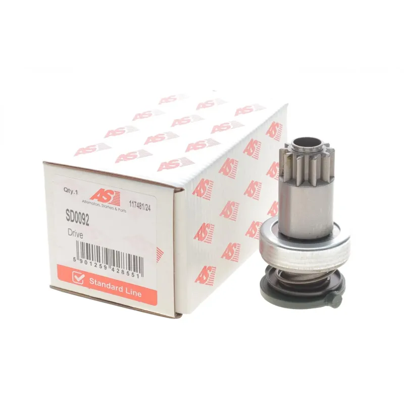 Бендикс стартера AS SD0092 для Volkswagen Golf III/IV, Passat 1988-2005