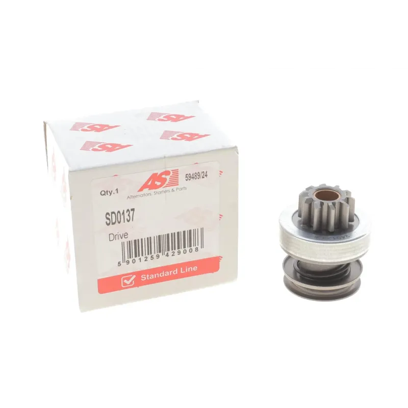 Бендикс стартера AS SD0137 для Ford Fiesta 2001-, z=10