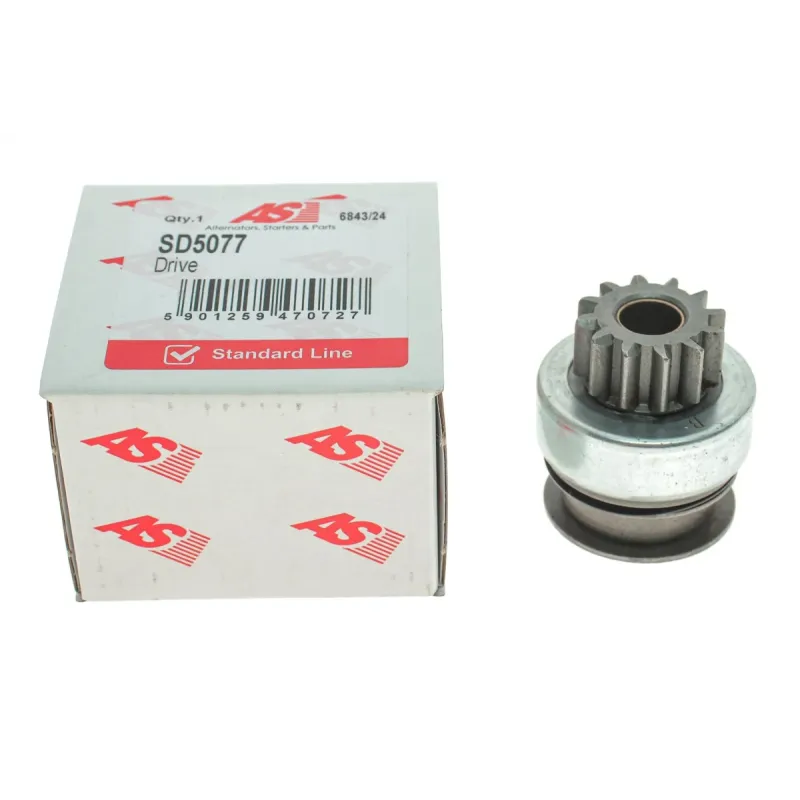 Бендикс стартера AS SD5077 для Jeep Grand Cherokee 2.7 CRD 4x4 2001-2005 (z=12, Ø47.4/32мм)