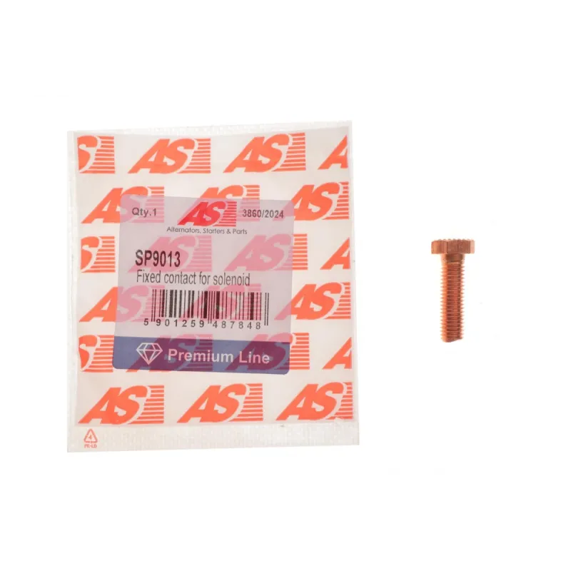 Клема втягуючого реле стартера AS SP9013 (d=12.8mm/L=34.8mm)