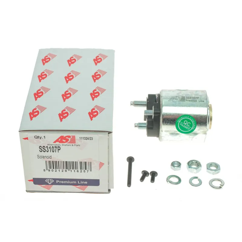 Реле стартера втягуюче AS SS3107P 12V для Ford Fiesta IV 1.3i 1995-2002, Ford KA 1.3-1.6i 1998-2008