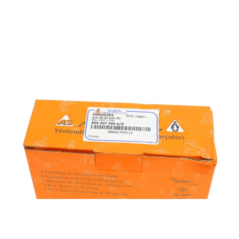 Опора кульова переднього моста ASMETAL 10AU0201 для Audi 80, VW Passat B2, 16.95 мм