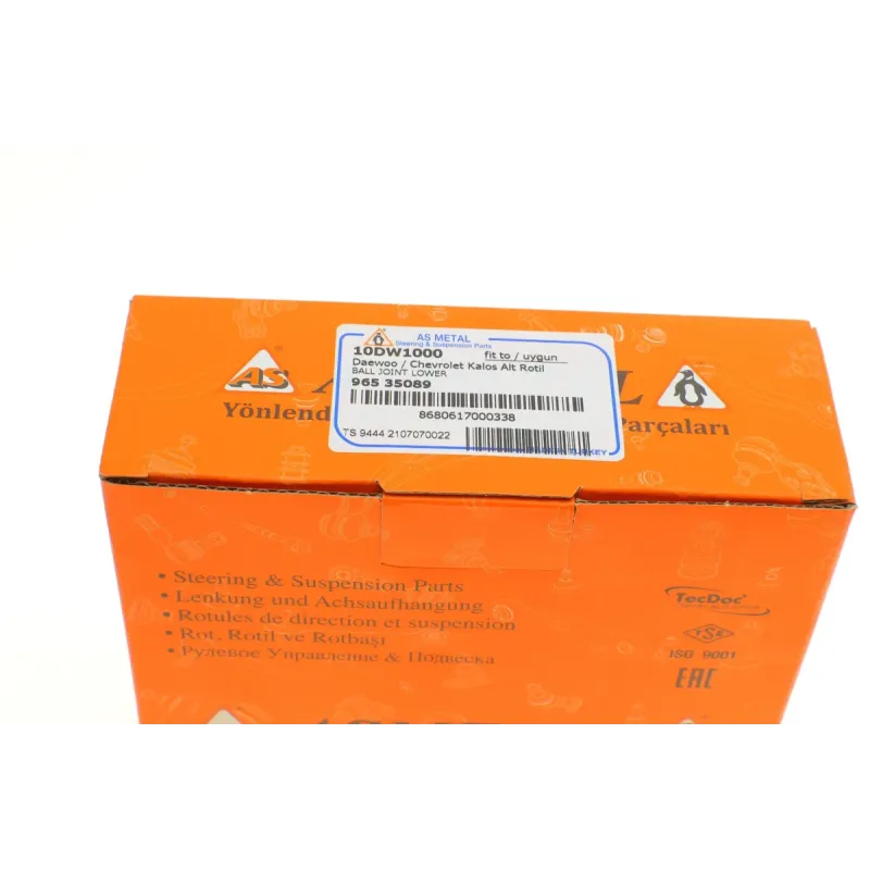 Опора кульова переднього мосту ASMETAL 10DW1000 для Chevrolet Aveo T200/T250 2003-2008, 14.8 мм