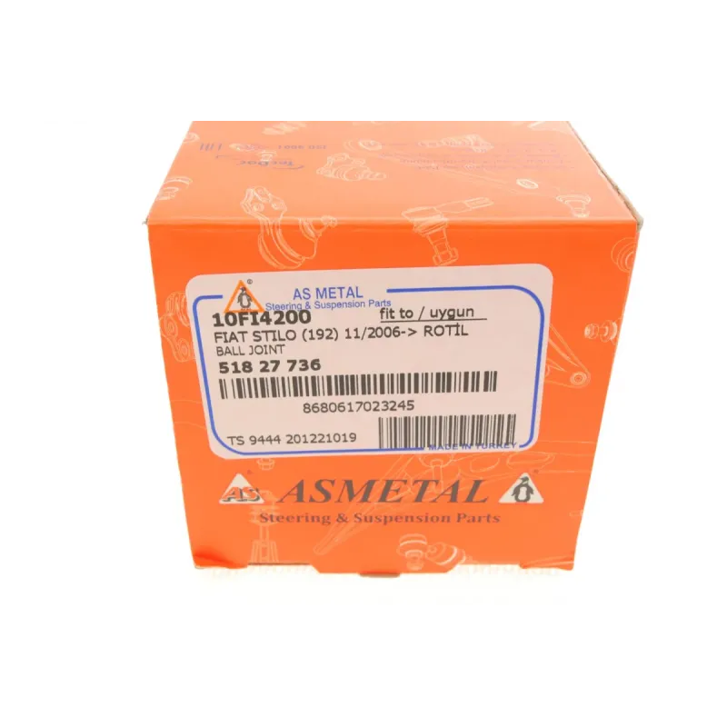 Опора кульова ASMETAL 10FI4200 передньої осі для Fiat Bravo II, Stilo, Lancia Delta III