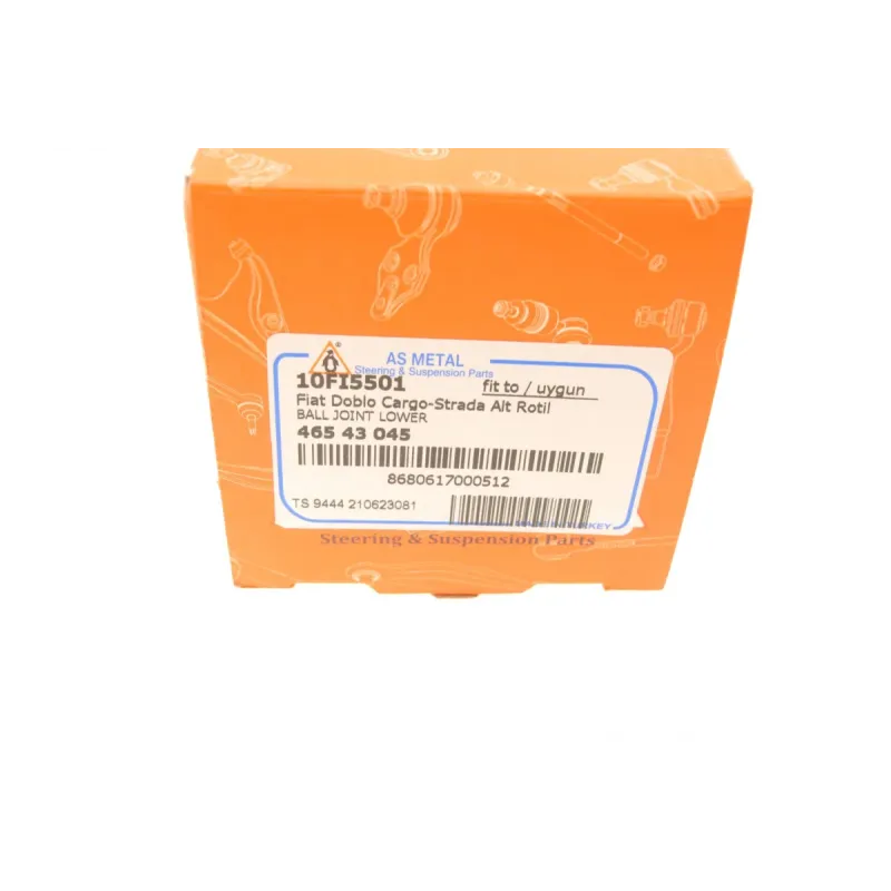 Опора кульова переднього мосту ASMETAL 10FI5501 для Fiat Doblo 2001-2005, 1/5 конус