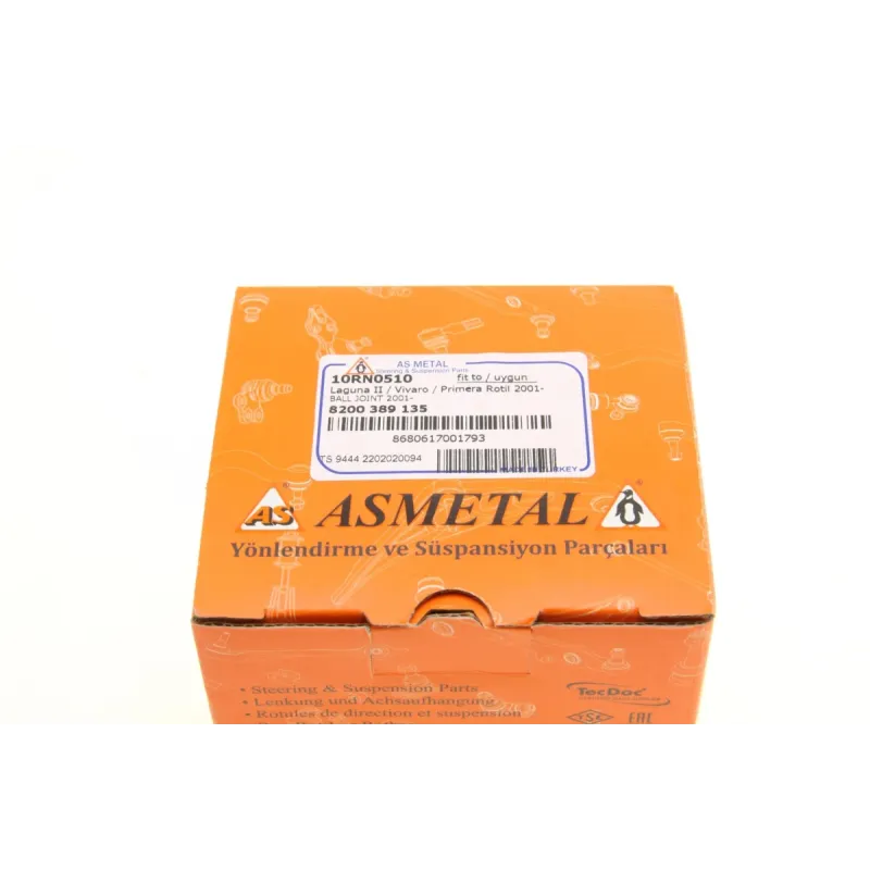Опора кульова переднього мосту ASMETAL 10RN0510 для Renault Trafic, Opel Vivaro, Nissan Primastar