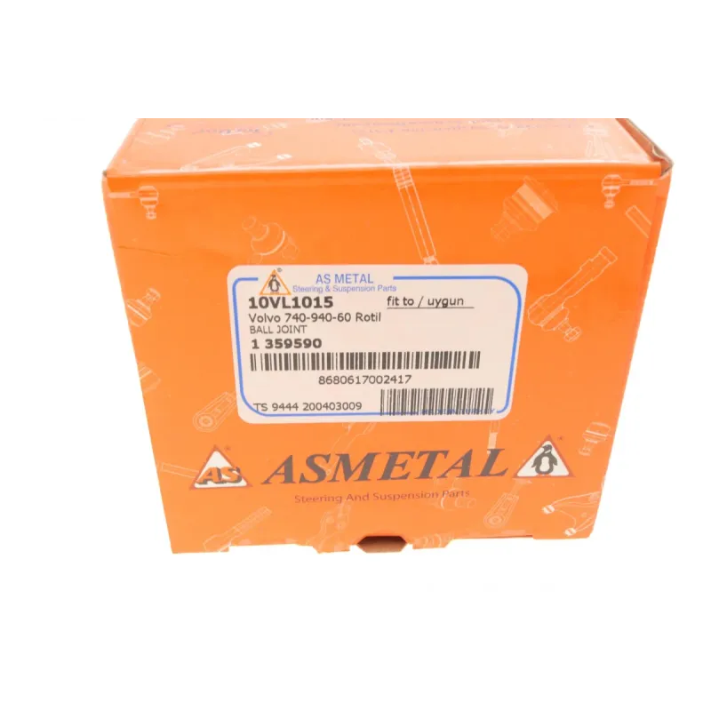 Опора кульова передня ASMETAL 10VL1015 для Volvo 740/940/V90 1981-1998, товщина 18 мм
