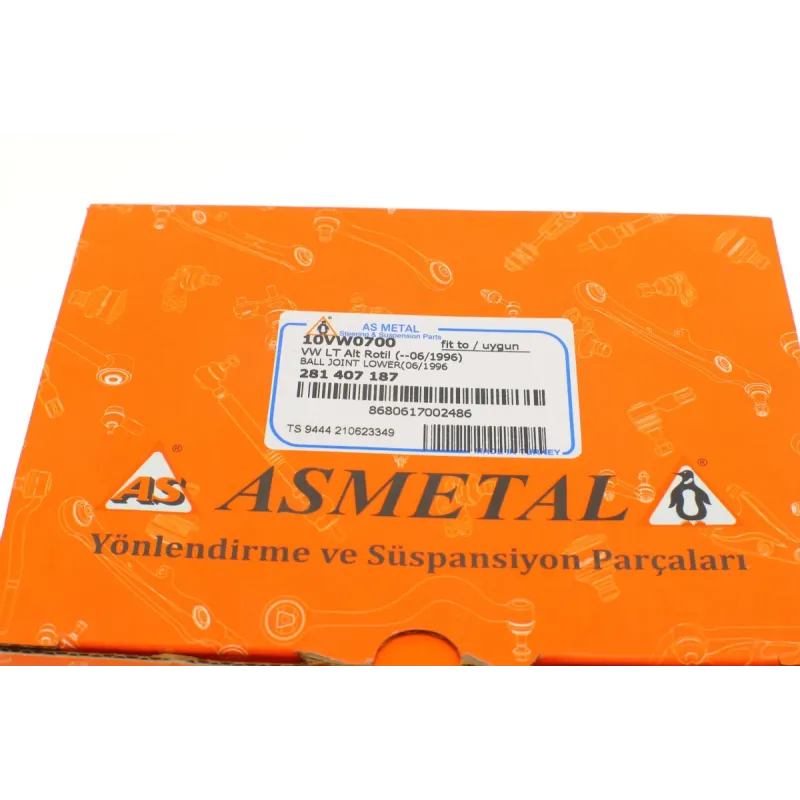 Опора кульова передня нижня ASMETAL 10VW0700 для Volkswagen LT 28-35 I, 40-55 I