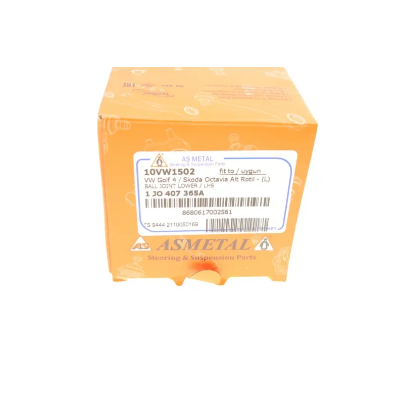 Опора кульова ASMETAL 10VW1502 передній міст для Audi A3, VW Golf IV, Seat Leon, Skoda Octavia