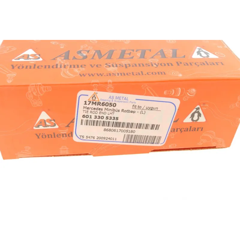 Наконечник рульової тяги лівий ASMETAL 17MR6050 для Mercedes-Benz T1/TN 207 D 2.4 M22x1.5LHT