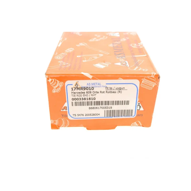 Наконечник рульової тяги правий ASMETAL 17MR9010 для Mercedes-Benz T2/LN1 609 D (M24x1.5, 1/10)