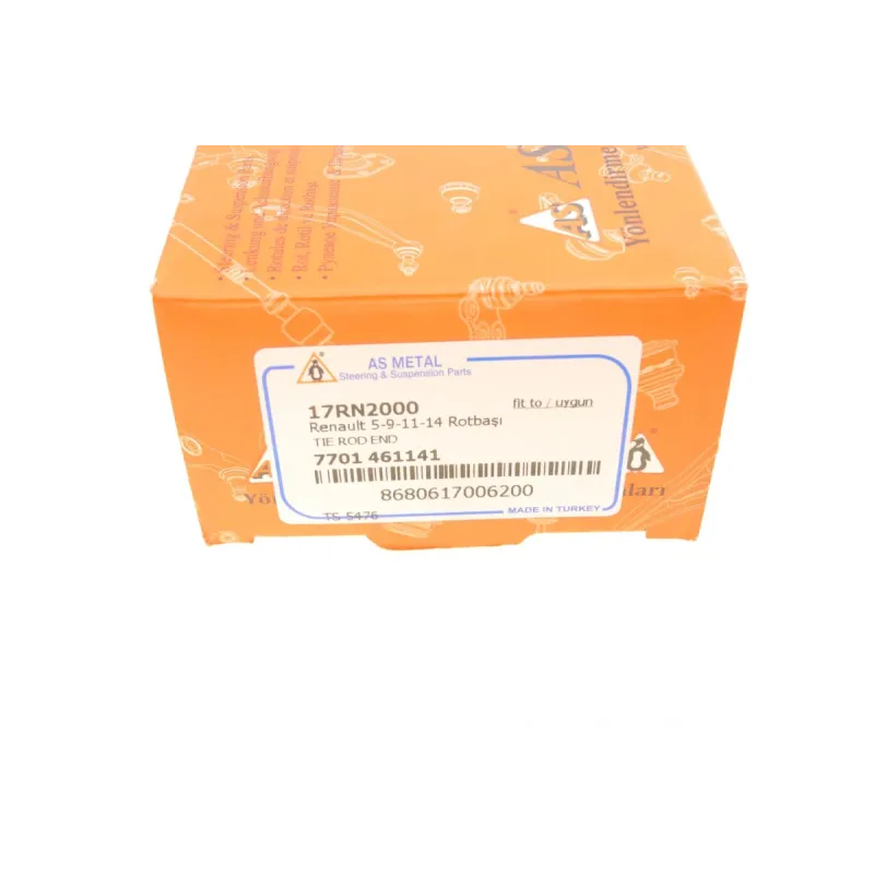 Наконечник рульової тяги ASMETAL 17RN2000 передній міст для Renault 11, 14, 18 (M14x1,5RHT, 95.5 мм)