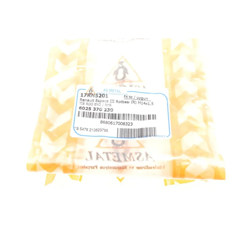 Наконечник рульової тяги правий ASMETAL 17RN5201 для Renault Espace III (JE0_) 1996-2002, M14x1,50
