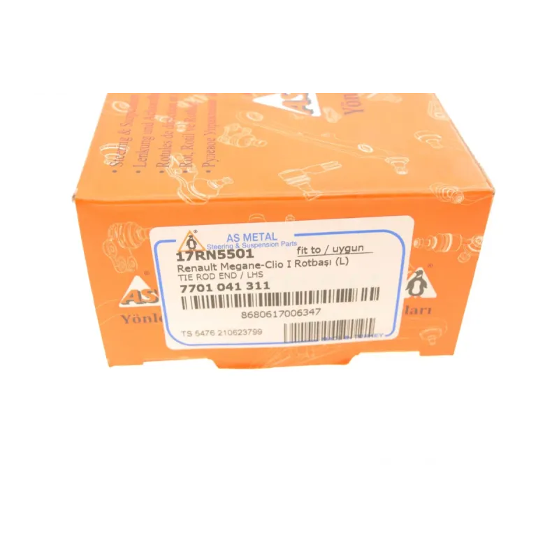 Наконечник рульової тяги лівий ASMETAL 17RN5501 для Renault Kangoo, Clio, Megane, 131 мм