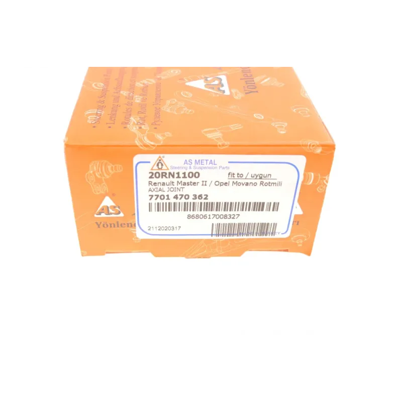 Тяга рульова ASMETAL 20RN1100 для Renault Master, Opel Movano 1998-2005, 176 мм