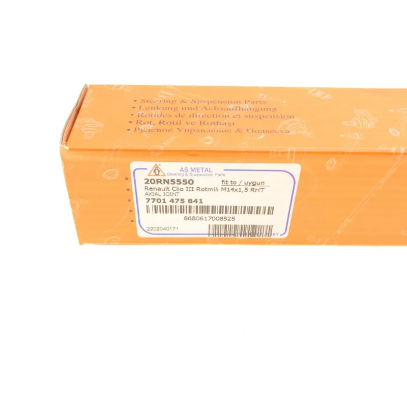 Тяга рульова ASMETAL 20RN5550 для Renault Clio III, Nissan Micra III 2003-2010, L=304мм