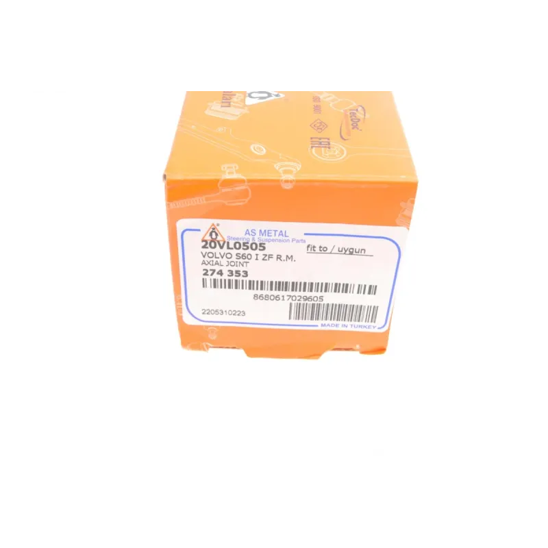 Тяга рульова ASMETAL 20VL0505 для Volvo S60/S80/V70 2000-2014 (L=126mm)