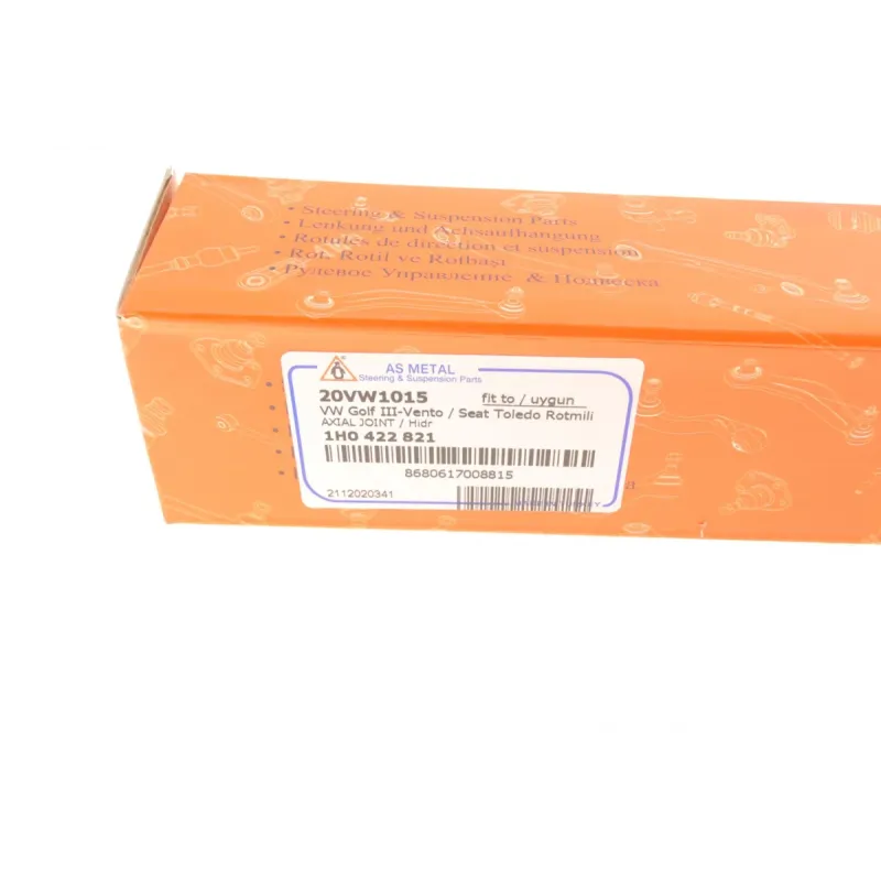 Тяга рульова ASMETAL 20VW1015 для Volkswagen Golf III, Jetta III, Seat Toledo (1991-1999), M14x1,5RHT