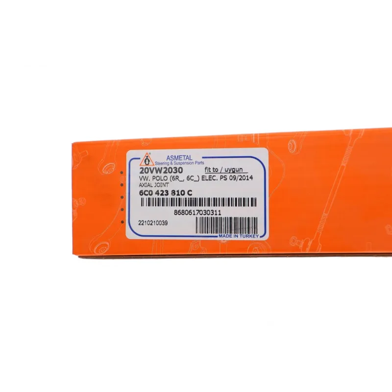 Тяга рульова ASMETAL 20VW2030 для Seat Toledo IV, Skoda Fabia III, VW Polo L=312mm