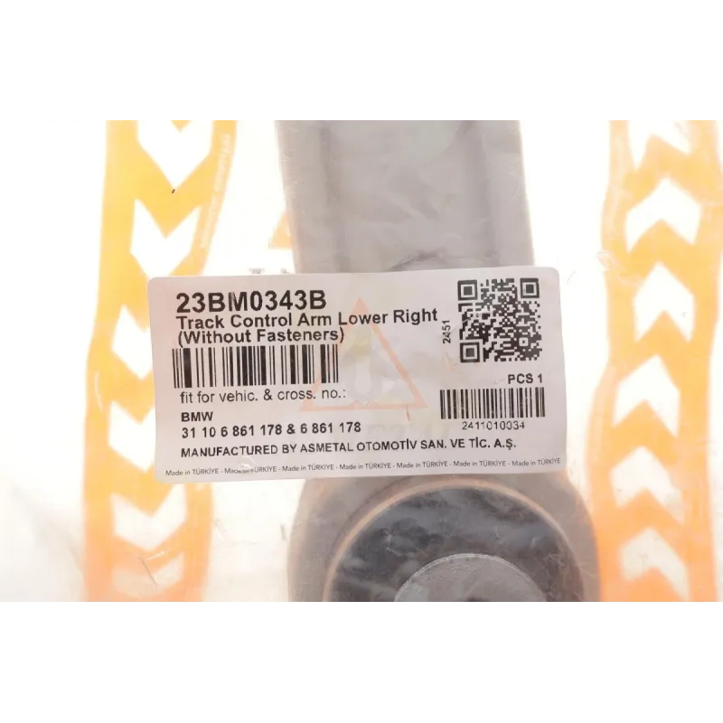 Важіль передньої підвіски нижній (R) ASMETAL 23BM0343B для BMW 5 G30/F90 2016-2020