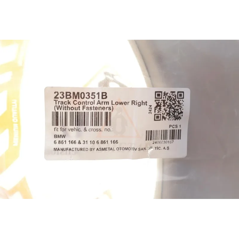 Важіль передньої підвіски ASMETAL 23BM0351B для BMW 5 G30/F90 2016- (з болтом)