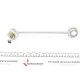 Тяга стабілізатора переднього права ASMETAL 26HY2011 для Hyundai i20/Kia Picanto (L=216mm)
