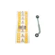 Тяга стабілізатора задня ASMETAL 26MR3206 для Mercedes-Benz C-Class W203/S203/CL203 2000-2011 (185 мм)