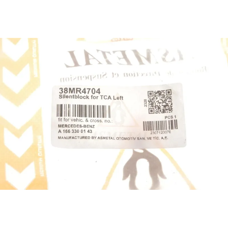 Сайлентблок важеля переднього ASMETAL 38MR4704 для Mercedes-Benz M-Class W166/GL-Class X166 2011-2019 (з кронштейном) (L)