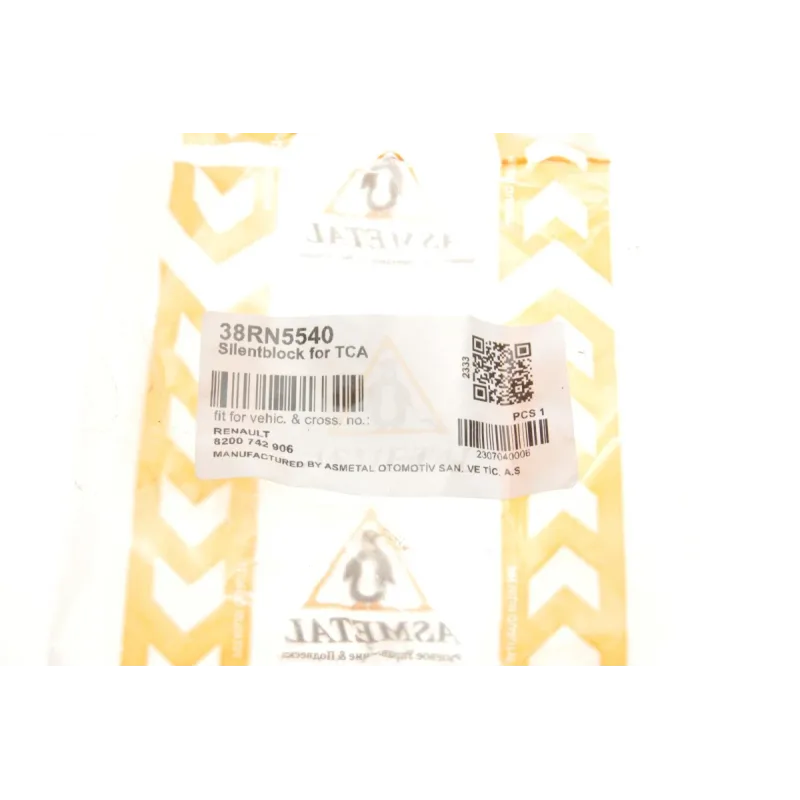 Сайлентблок балки ASMETAL 38RN5540 для Renault Scenic II/Megane II, Clio Grandtour, 0.34 кг