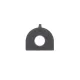 Втулка стабілізатора переднього ASMETAL 38VL1116 для Volvo S40/V40 1995-2004 (d=17mm)