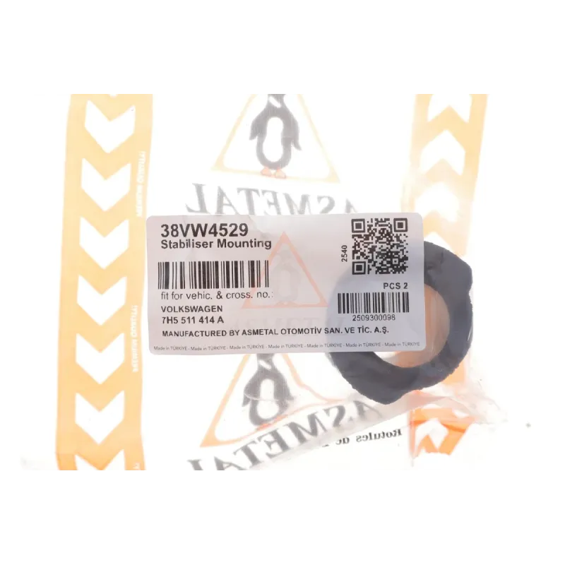 Втулка стабілізатора ASMETAL 38VW4529 задня зовнішня для Volkswagen T5 2003- (d=27mm)