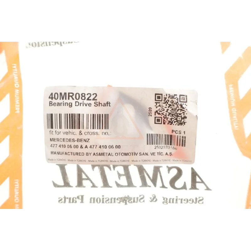 Підшипник підвісний передній ASMETAL 40MR0822 для Mercedes-Benz Vito W447 2014-