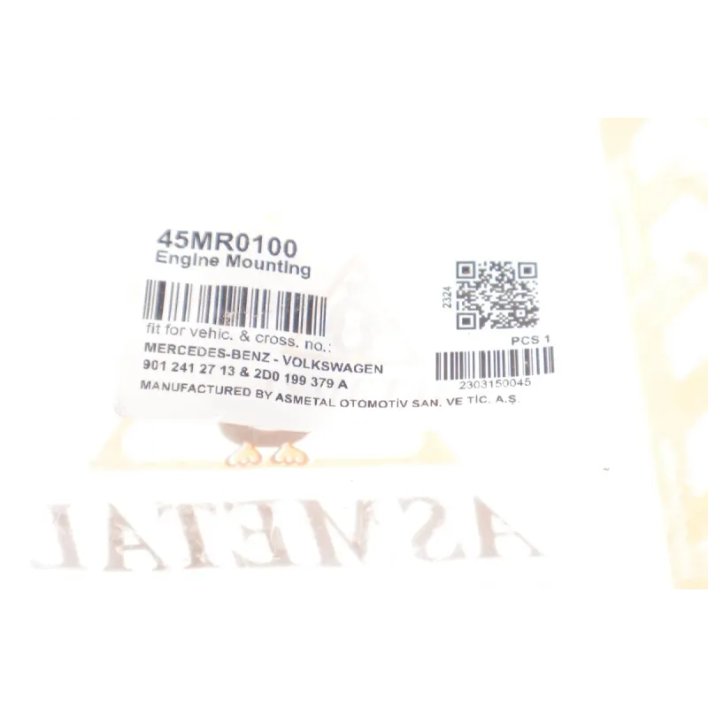 Подушка двигуна передня ASMETAL 45MR0100 для Mercedes-Benz Sprinter, VW LT 1996-2006