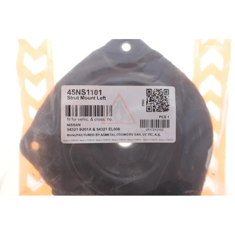 Подушка амортизатора переднього ASMETAL 45NS1101 для Nissan Note E11 2006- 1.4-1.6