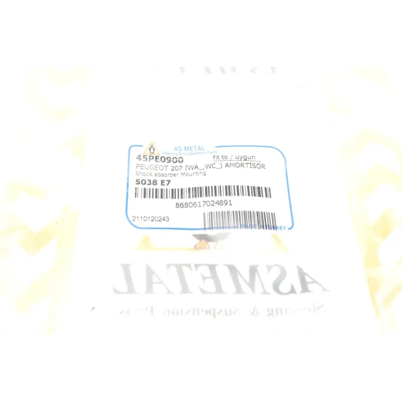 Подушка амортизатора переднього ASMETAL 45PE0900 для Peugeot 207 1.4-1.6HDi 2006-