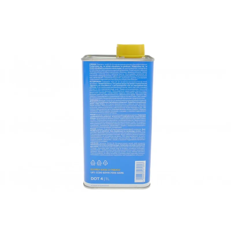 Рідина гальмівна ATE DOT4 SL.6 (1L) 03.9901-6432.2