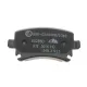 Колодки гальмівні задні ATE 13.0460-2880.2 для Audi A3, Skoda Octavia, VW Golf, Passat B6, 17.1 мм