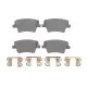 Колодки гальмівні задні ATE 13.0460-5516.2 для Hyundai Santa Fe IV (TM, TMA) 2018-, 110.3x54.1x16.1 мм