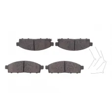 Купити Колодки гальмівні (передні) Mitsubishi L200 05-/Pajero Sport II 08-/Fiat Fullback 16- (з аксесуарами) | KovelAutoHub