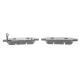 Колодки гальмівні задні ATE 13.0460-5843.2 для Nissan Qashqai J10, X-Trail T31, Renault Koleos I
