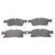 Колодки гальмівні передні ATE 13.0460-7282.2 для Mercedes-Benz GLE/GLS/M-Class W166/X166, Jeep Grand Cherokee WK2 2010-