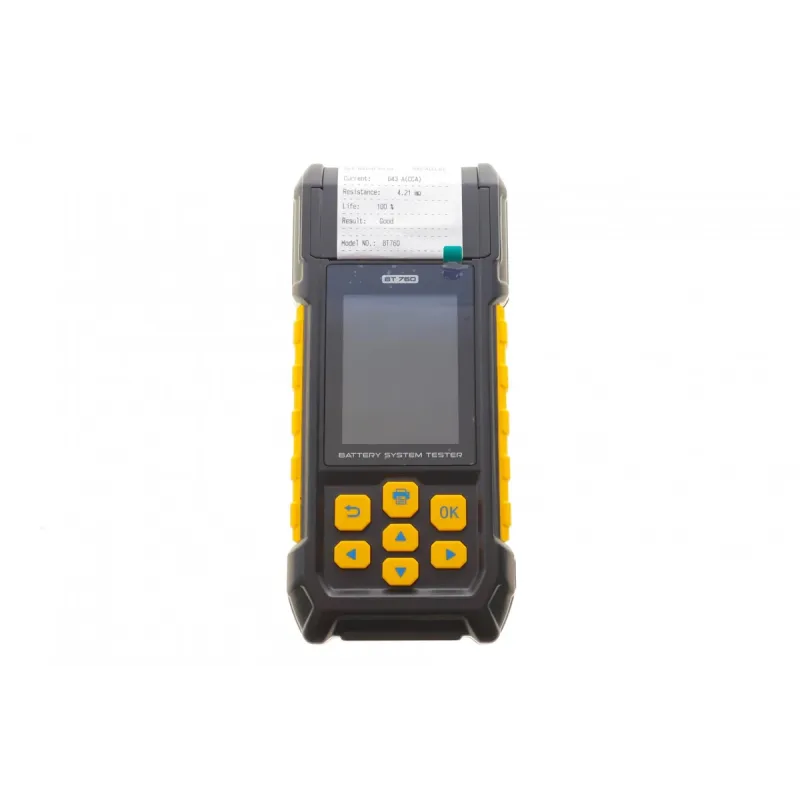 Тестер акумуляторів цифровий 12-24V з принтером AUTOOL BT760